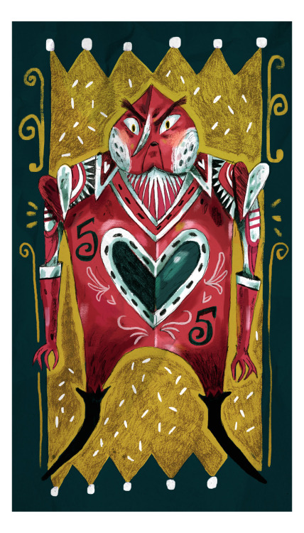 eatsleepdraw:  5 of Hearts. Nathan Collins porn pictures