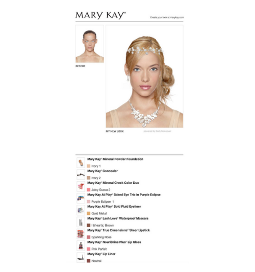 This Mary Kay look is inspired by Princess Serenity. Buy it here. Follow me here.