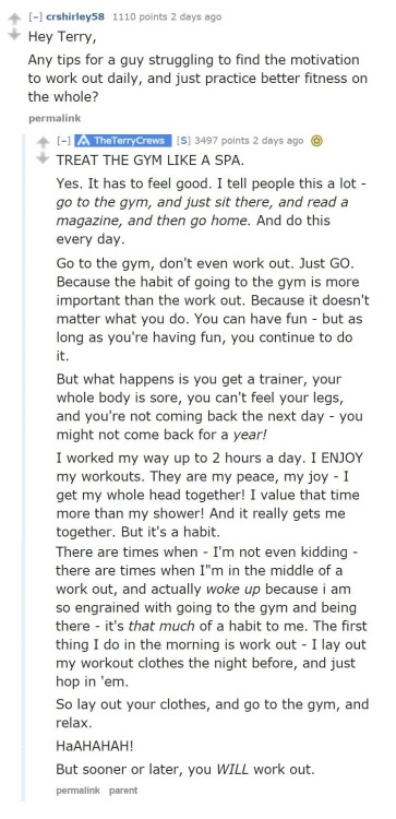 annekewrites: secretallie: Terry Crews of Brooklyn 99 gives the best advice on physical fitness. Ser