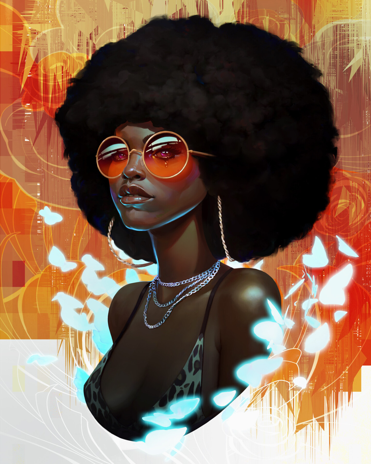 Thecollectibles quisha funk by daniel oriveblm fundraiser print 