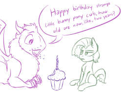 ponybalderdashery:  Are you eating my cake?