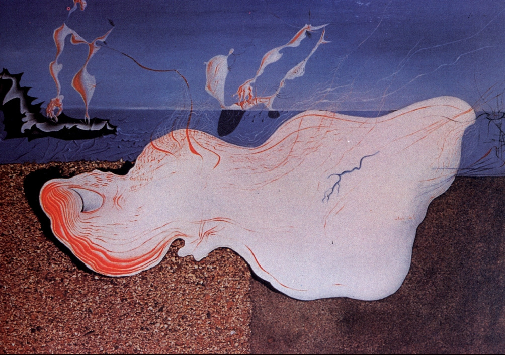 magrittee:  Salvador Dali’s gradual decomposition of The Female Bather (pieces