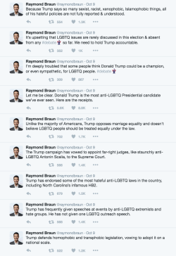 yourweirdestthoughts:  adventures-in-faggotry:  tyleroakley:  i’ve seen a lot of LGBTQ+ people &amp; allies understating just how dangerous trump/pence in the white house would be for LGBTQ+ people. read through this thread, be informed on their policies,