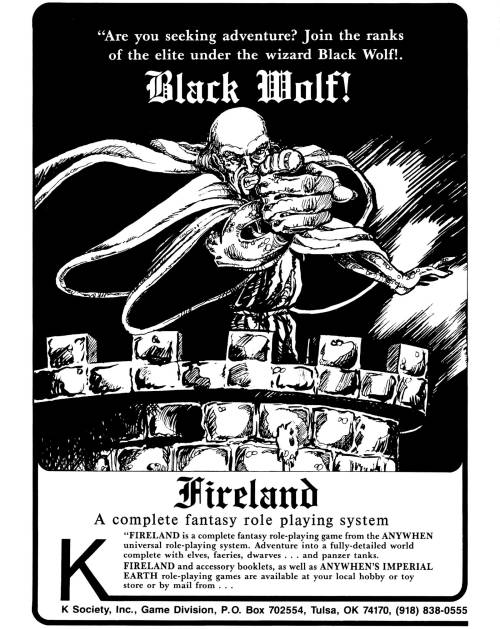 A world of faeries and panzers under the wizard Black Wolf &ndash; Fireland was very obviously an un