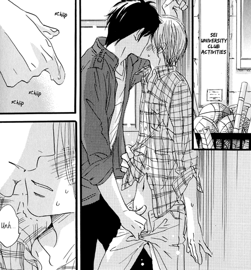 Edi's reading yaoi