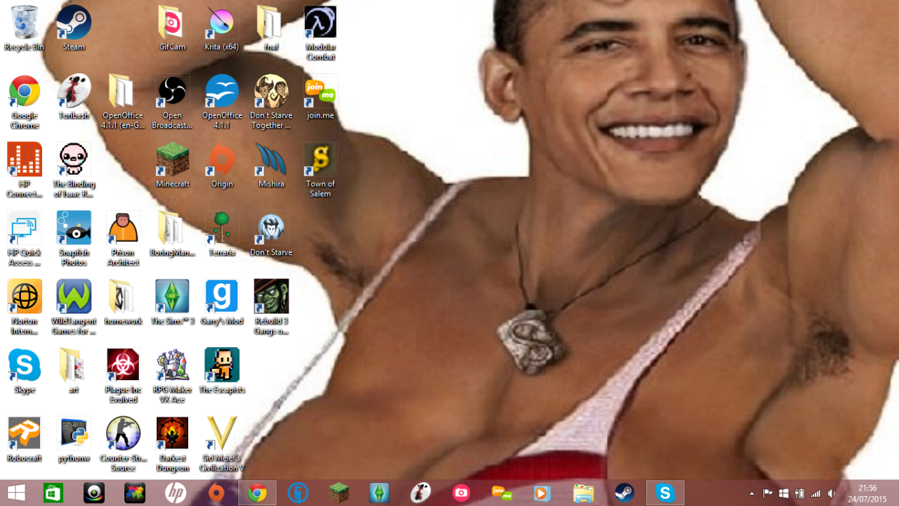 Reblog with your desktop background, no cleaning!