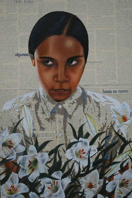 elmuseo: artintersections: Fidencio Martinez is a mixed-media artist based in Memphis, Tennessee, wh