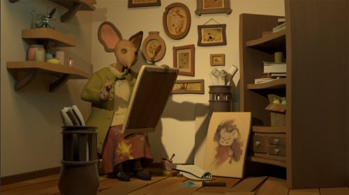 I recently modeled and posed a character for the 4450 project! (here’s environment without the
