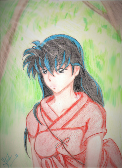 Here you are @kagomeforever !! Sad but beautiful Kagome! This may or may not be based off my next ch