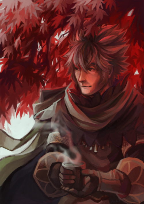 arclup: Local homeless man gets adopted by a dragon and finds inner peace u_u This was a zine piece 