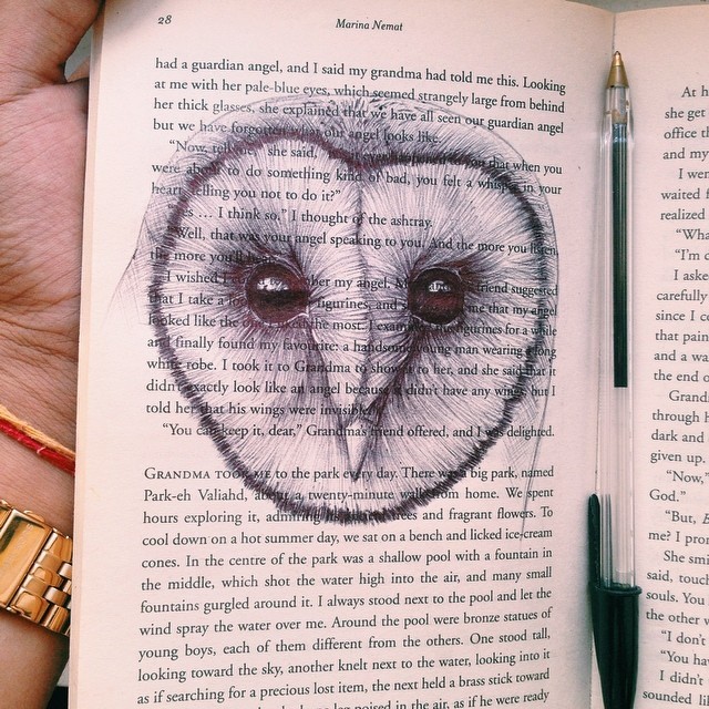 bavkudhail:  Got this old book out again, skipped to a random page and started doodling