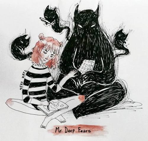 Neko Katz aka ネコ Katz (Mexican) - Mr. Deep Fears  Drawings