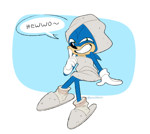 puzzlekick: HE LOOKS SO CUTE IN THE TRAILER! I could not resist to draw this hedgehog! AAAHHHH!