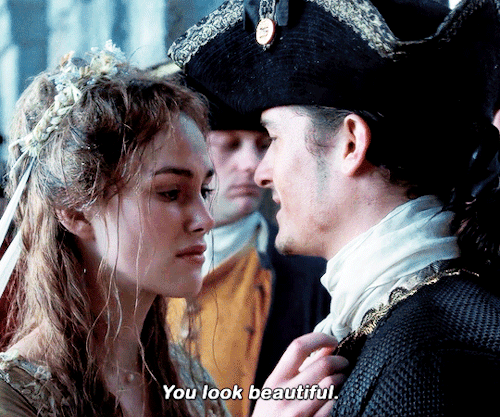 Elizabeth Swann + Will TurnerPIRATES OF THE CARIBBEAN TRILOGY (2003-2007) Dir. Gore Verbinsky