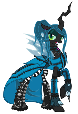 thepoeticpony:  Gothic Metal Chrysalis by