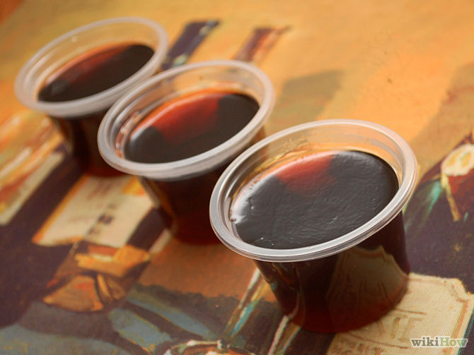 wikihow:  10 Classic Drinks As Jello Shots1. Rum and Coke Jello Shots.2. Jaeger Bomb