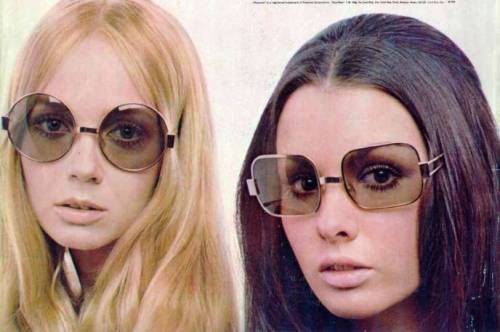 shewhoworshipscarlin:Glasses, 1970s.