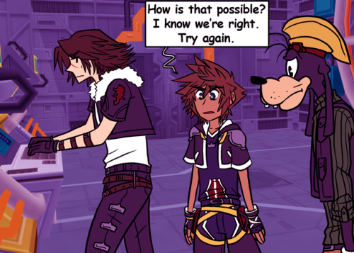 destiny-islanders: Who said that what you learn in math class won’t have any real-life applications? You might need it one day to make a joke about a video game where Squall Leonheart and Goofy say actual words to each other. (This joke hinges upon