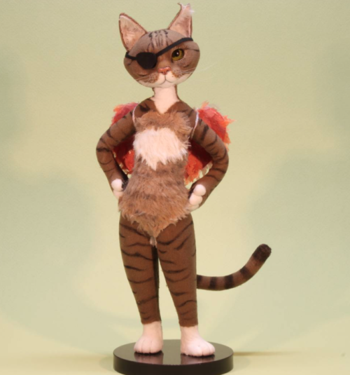 catsbeaversandducks: Amazing cat dolls made by Rachel Brown. Via moonwhiskersdolls &lt;3