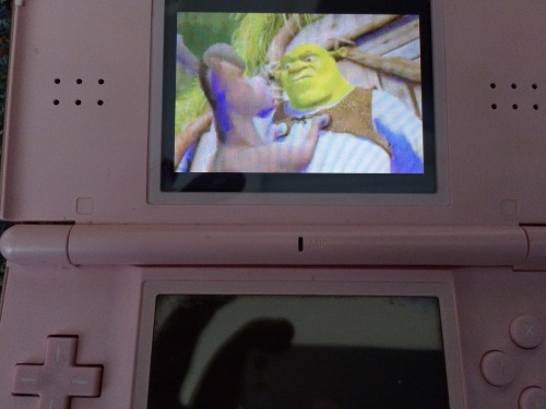 ceruleanprotagonist:my friend has shrek on her fucking ds