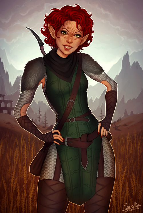 thejbusition: black-rose4: cynellis: Commission for black-rose4 - her Inquisitor Reif Lavellan (high