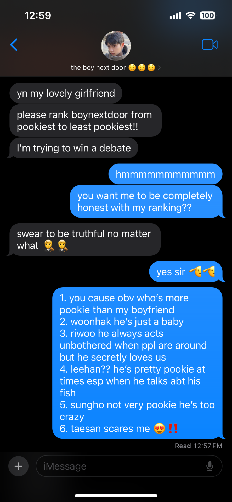 TEXTS WITH BOYFRIEND JAEHYUN