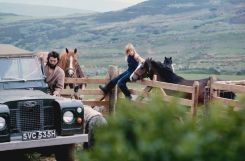 1967mccartney: A new unseen picture of Paul, Heather &amp; the horses, photographed by Linda McC