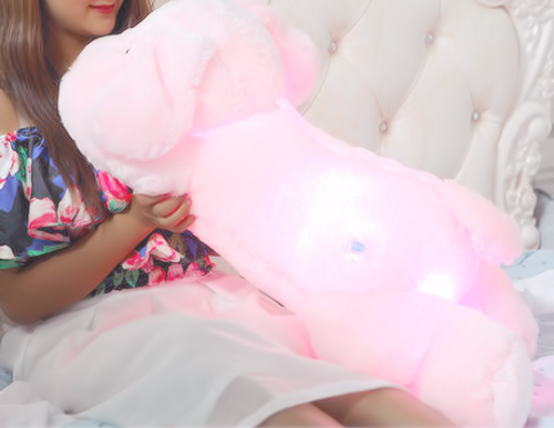 naughtylittlethoughts: hatake: Looking For Christmas Present Ideas? ♡ Light Up Music Puppy Plush 