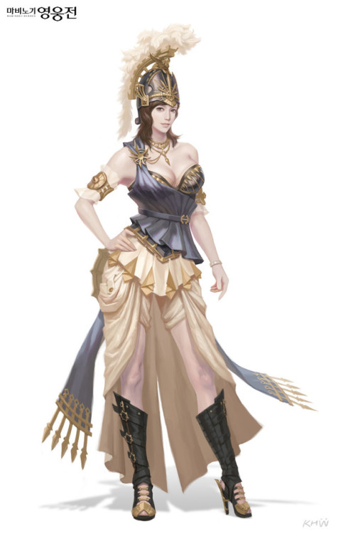 Mabinogi heroes - concept art Hyungwoo Kim www.artstation.com/artwork/ayeX0