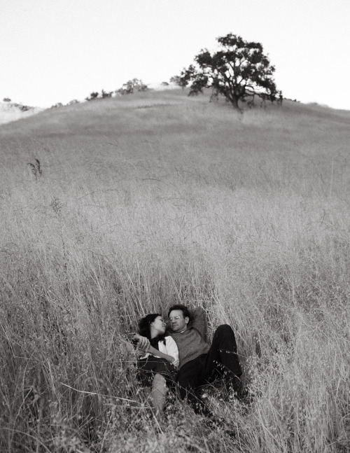 yulinkuang:Frolicking in a field with my fiancé, Zack. We’ve shot a lot of love stories together, th