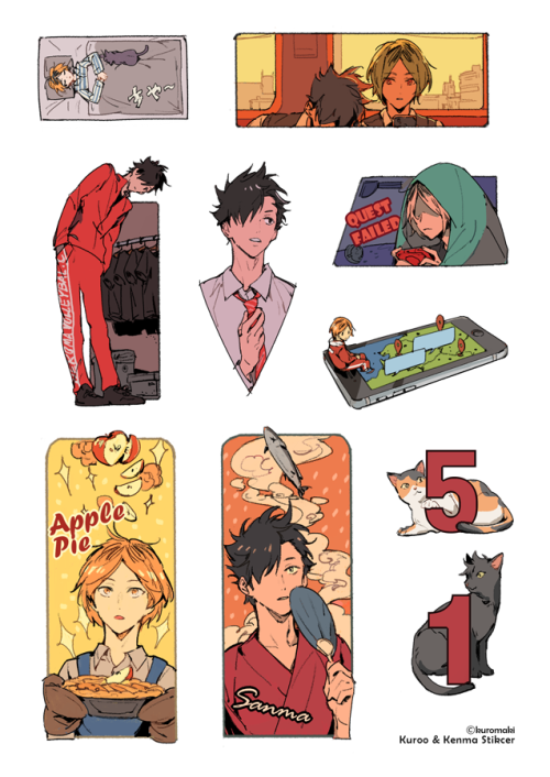 hakuyoubk: I’ve been working on stickers!