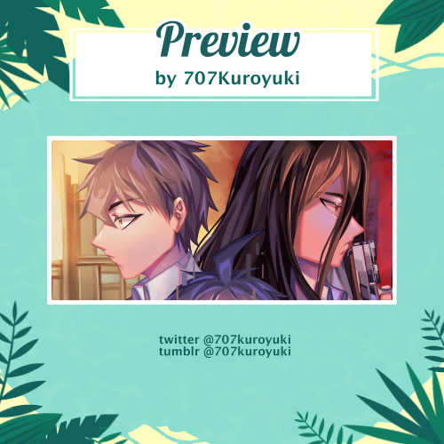 Our next preview is another piece by @707kuroyuki ! Please support them if you like their work!Zine 