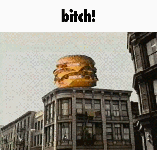 catboybeebop:oblongfruitsnack:sending out my burger of killing and violence to all my haters. good luck