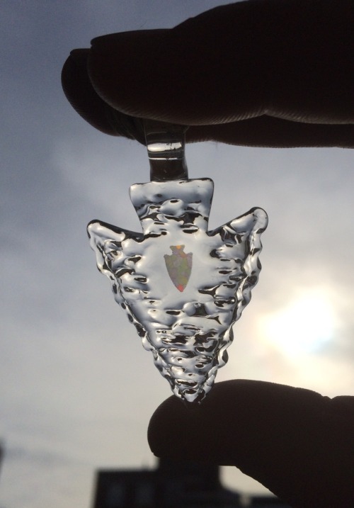 elksthatrun:  Making an arrowhead pendant
