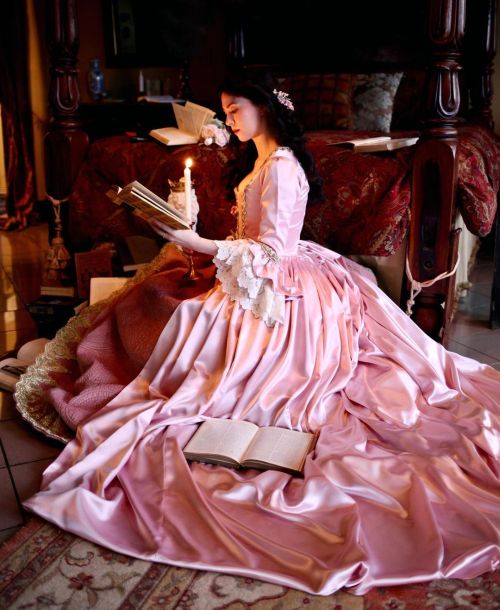dolcesostenuto:Belle’s pink winter dress | by asta.darling