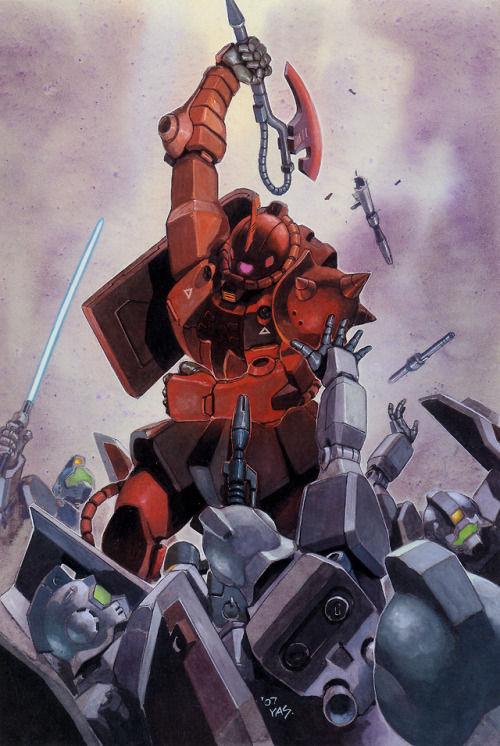 gundamexplored:

from Gundam the Origin mangaby Yoshikazu Yasuhiko 
