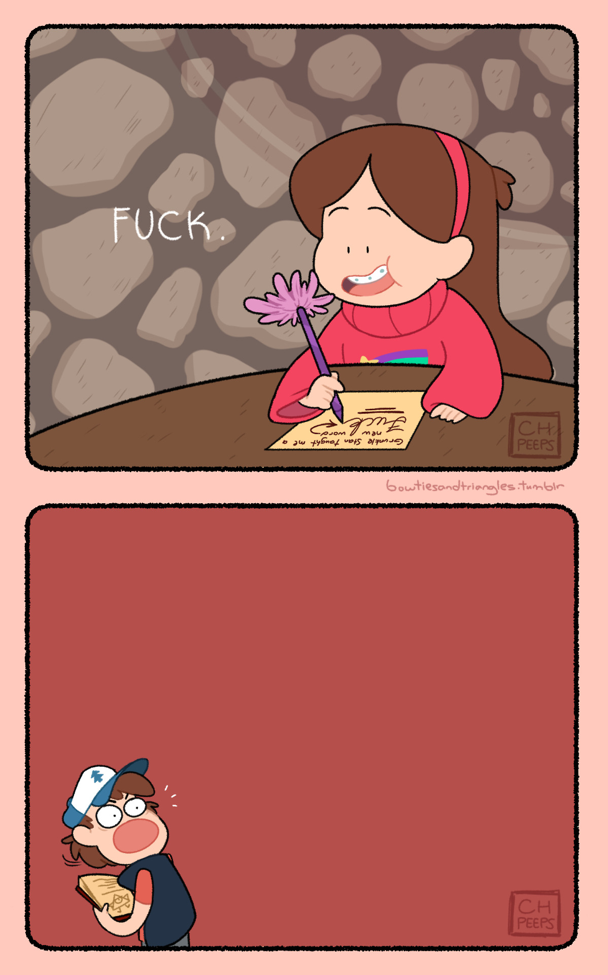 bowtiesandtriangles: its joke!! and grunkle stan’s proud of ya kiddo!!! her innocence!