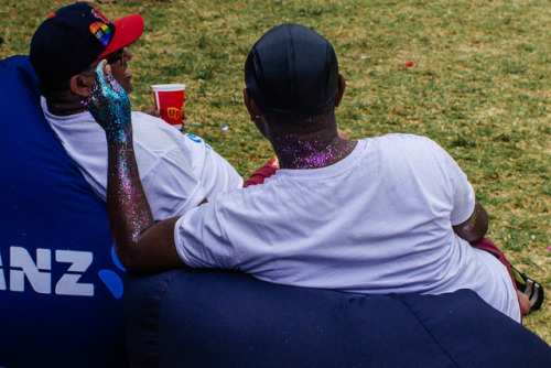 Big Gay Out, Coyle Park, Point Chevalier, Auckland, 2017. NZ is committed to ending HIV by 2025.