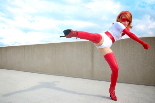 Porn photo momokurumi:  Elastigirl cosplay by me Photos