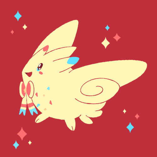 togemiss:  Here I am, lookin cute and sparkly today! EDIT: please stop tagging this as “me” this is actually my pokesona and it makes me uncomfortable, thank you! 