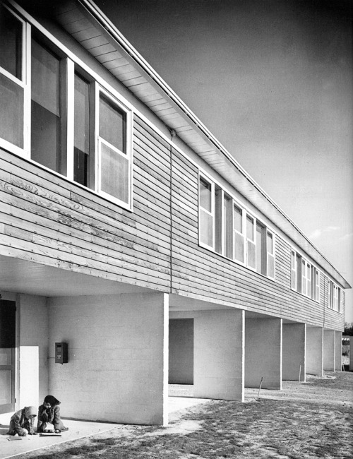 wmud:  louis kahn - carver court housing, coatesville, pennsylvania, usa, 1941-44