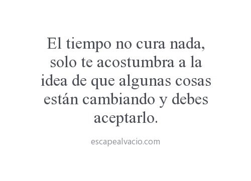 Escape al vací­o