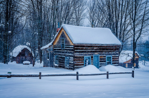 Miners Log Cabin by Posnov