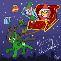 ask-humming-way:Happy Holidays from the crew~!Hope