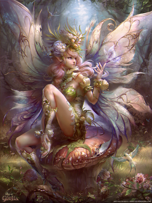 creaturesfromdreams:  Sylvari -adv by yuchenghong —-x—-  More: | Fairies | Random |CfD Amazon.com Store|