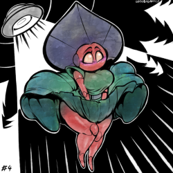 goodbadartist: Day 4 - Flatwoods Monster O oO &lt;3 &lt;3 &lt;3