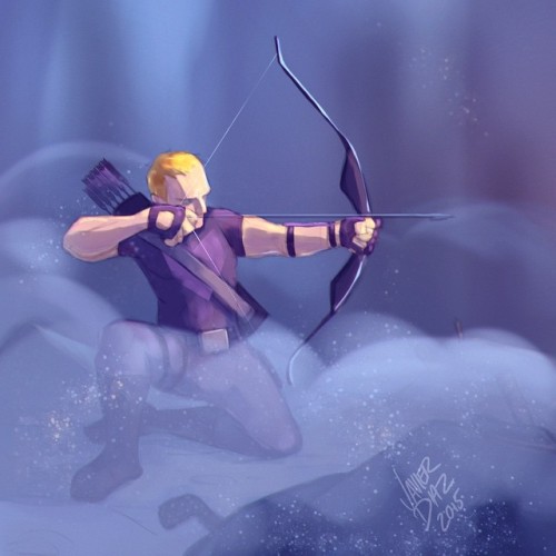 My @sketch_dailies for today. Featuring #Hawkeye #avengers #ageofultron #art #artwork #artistsofinst