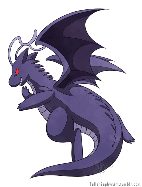 fallenzephyrart: Gastini (Gastly + Dratini)Hauntenair (Haunter + Dragonair)Gengarite (Gengar + Drago