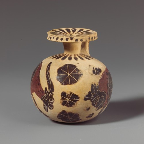 ancientgoatart:met-greekroman-art:Terracotta aryballos (oil flask), Greek and Roman ArtMedium: Terra