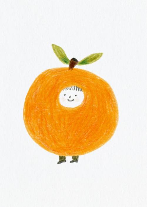 figdays:  Little Orange print // blancucha